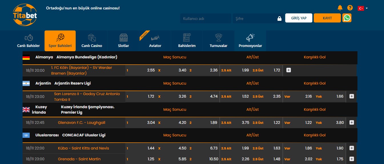 Titabet Yeni Giriş
